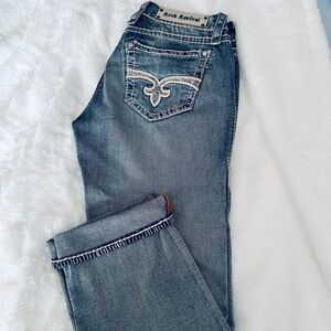 Rock Revival Women's Straight Leg Jeans Crop Size 29